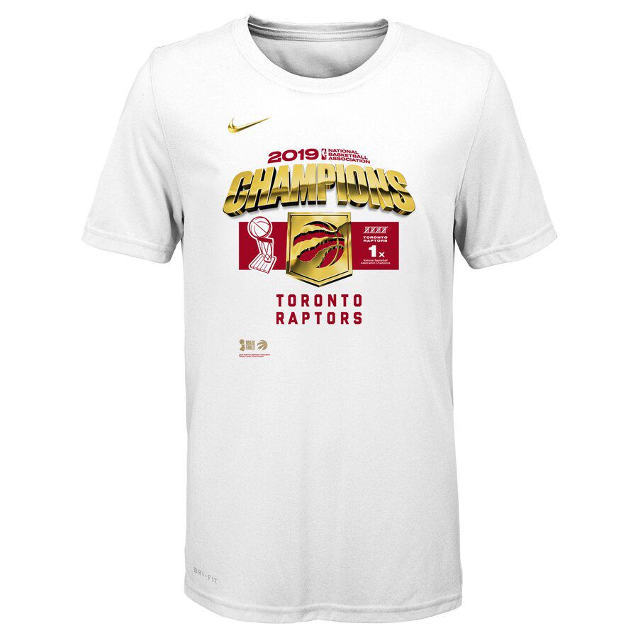 2019 Men Toronto Raptors white NBA Nike T shirt 3